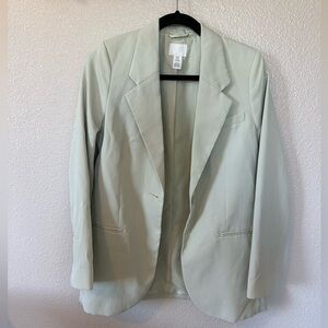 Pale green blazer